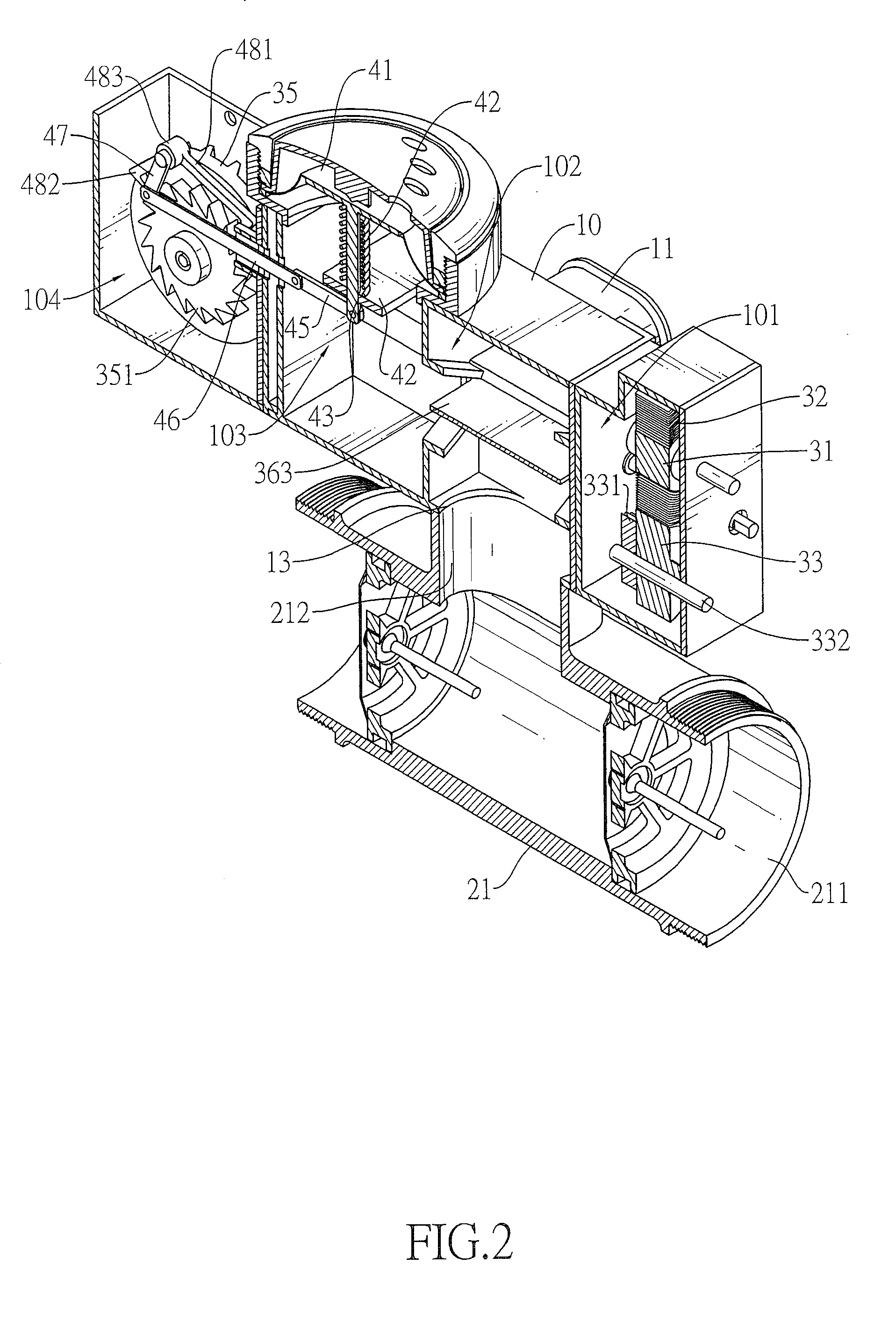 Air recycling device for auxiliary respiration apparatus