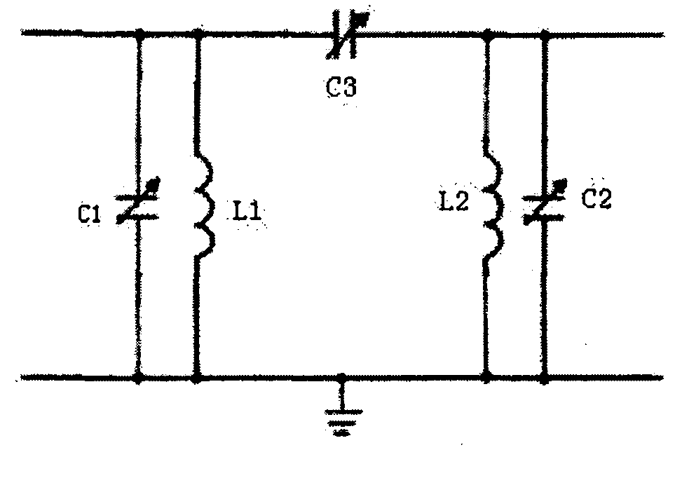 Method for implementing bandstop filter with tunable bridge