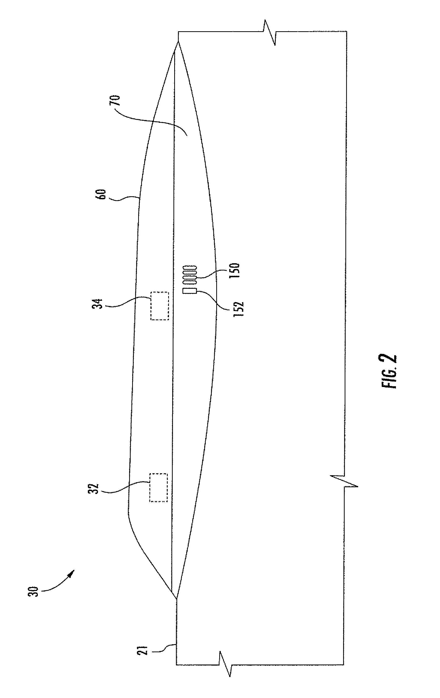 Antenna assembly with attachment fittings and associated methods