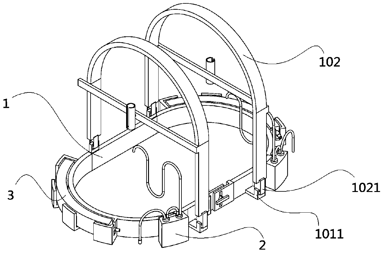 Portable thoracic cavity drainage device for thoracic surgery department