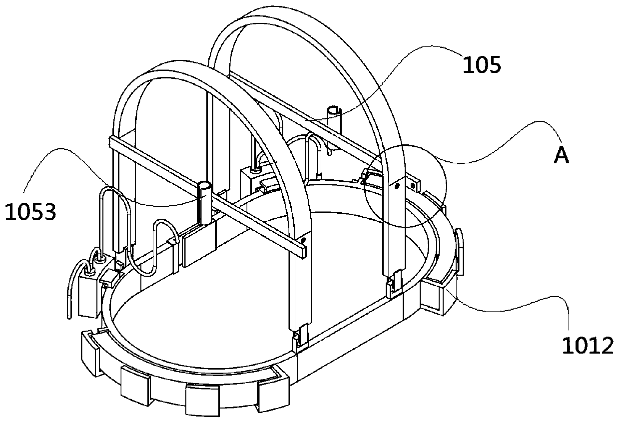 Portable thoracic cavity drainage device for thoracic surgery department