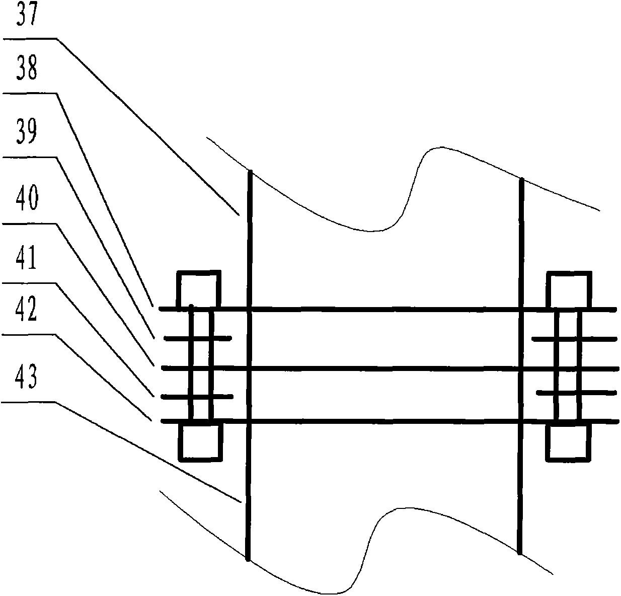 High-capacity photocatalytic wastewater degradation reactor with magnetron screening mechanism