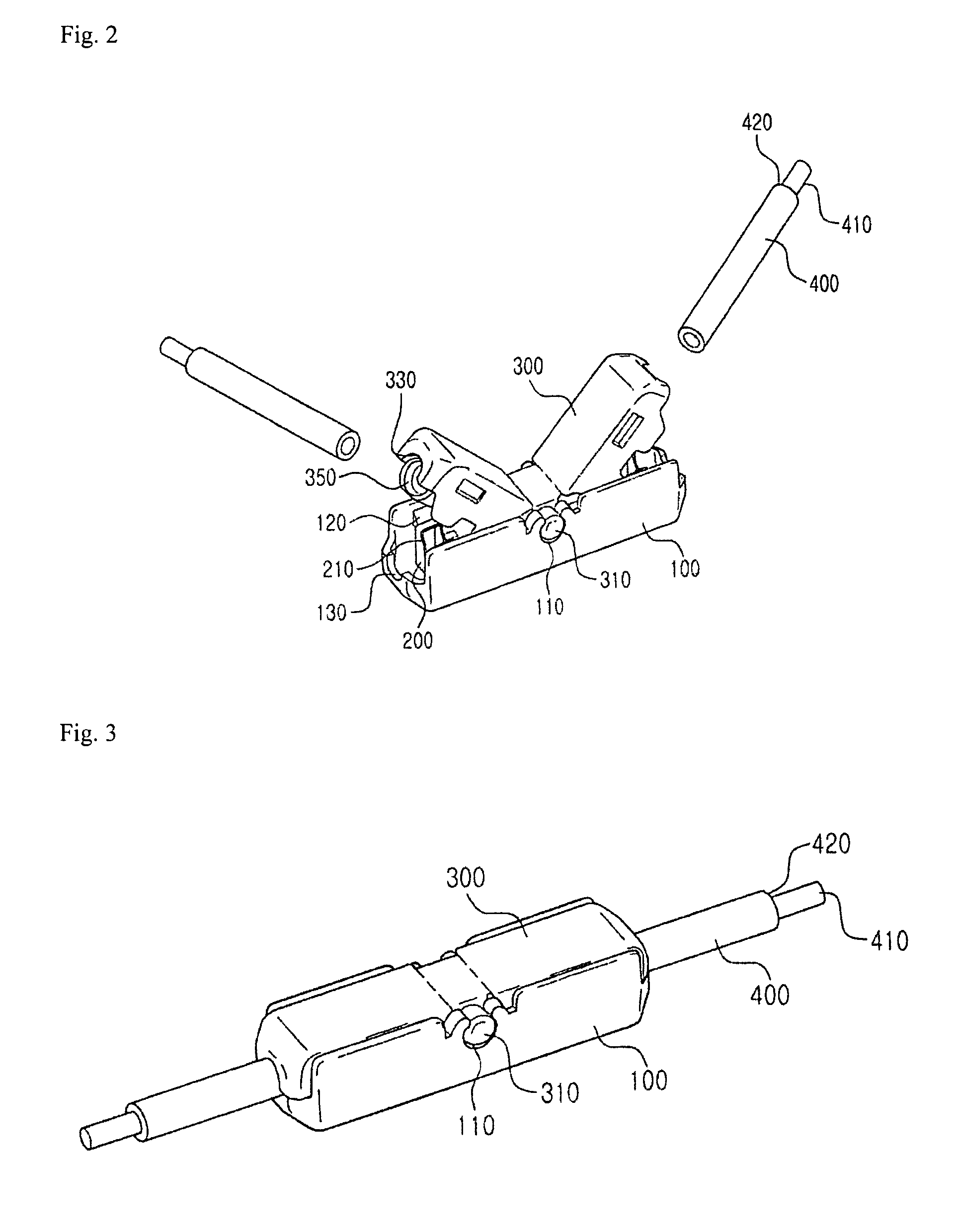 Electric wire connector for press connecting electric wires
