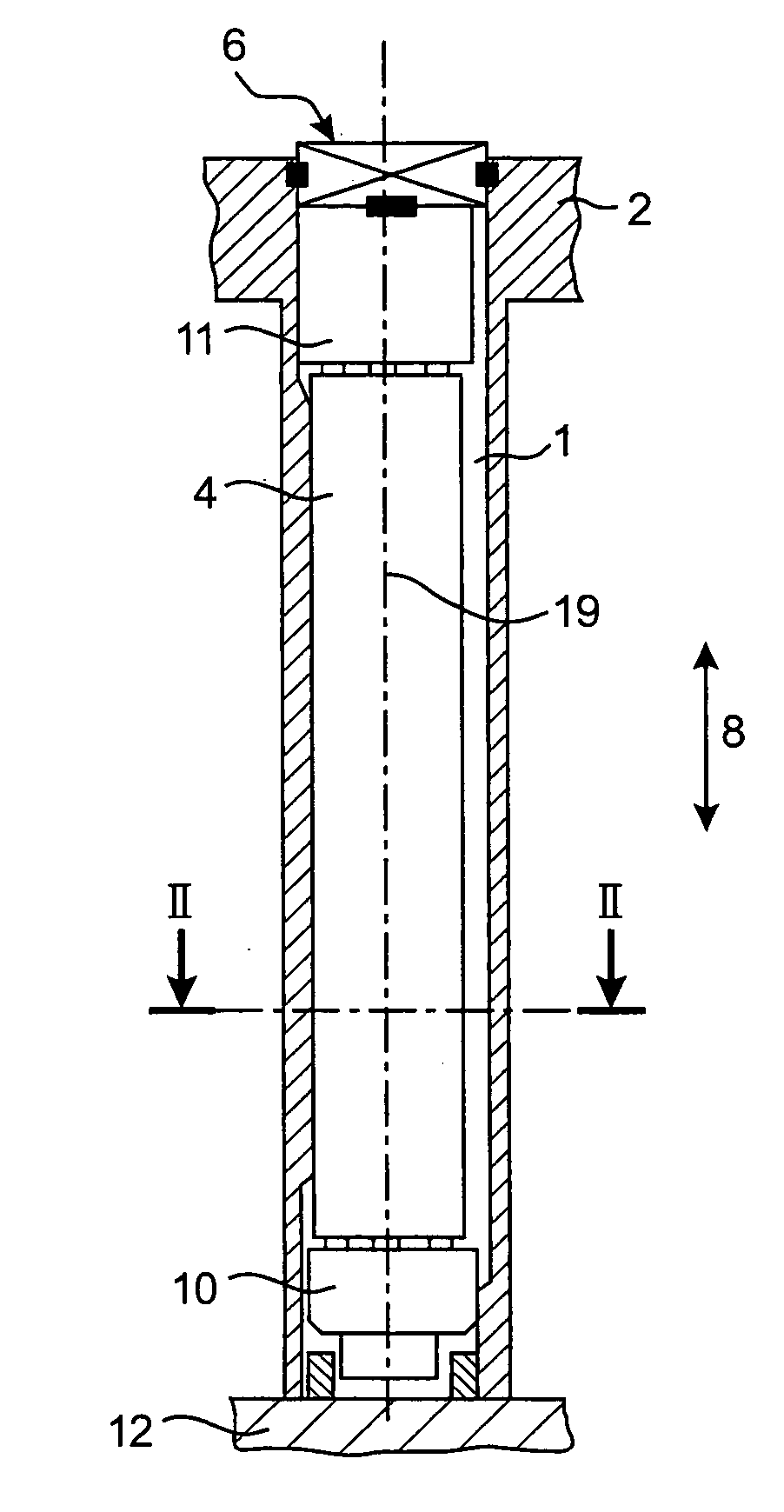 Device To Monitor the Position of an Assembly Containing Nuclear Fuel In a Storage Basket Housing