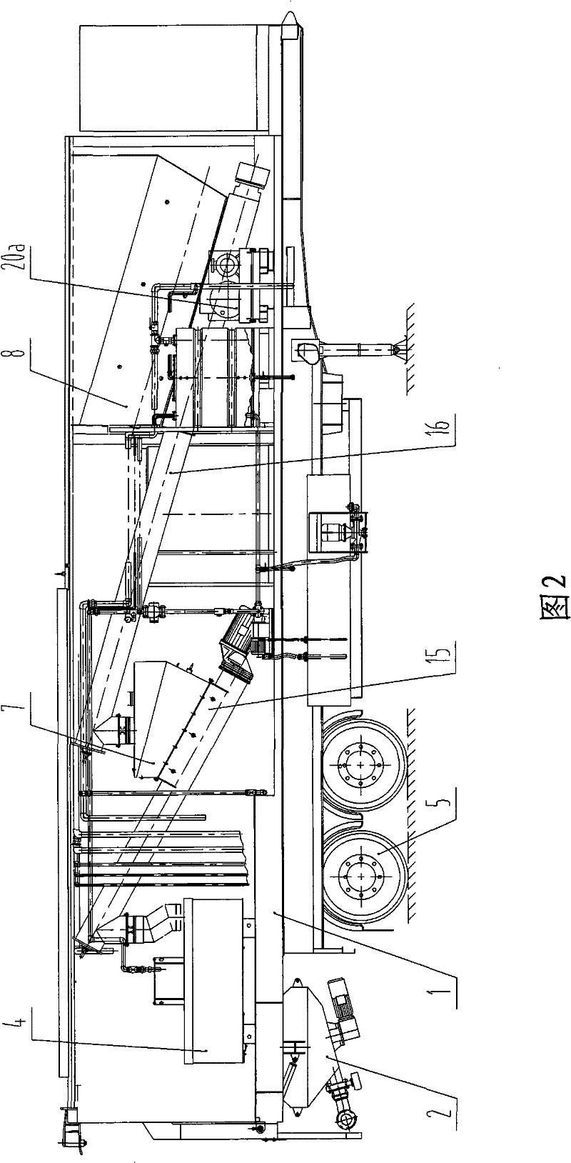 Mortar vehicle for concrete and asphalt