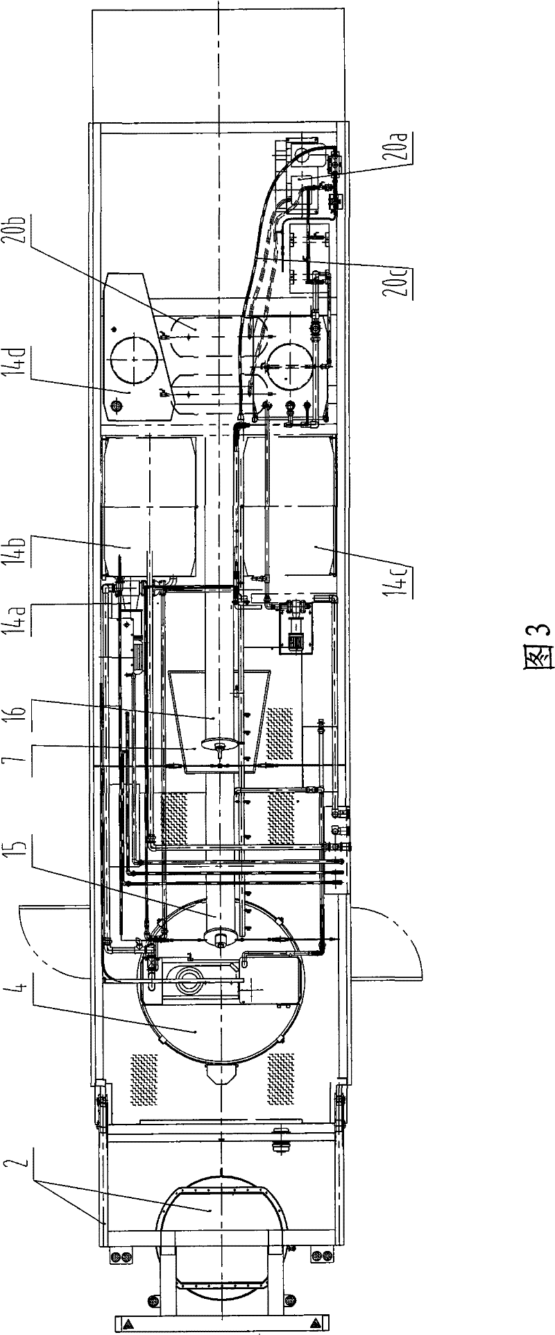 Mortar vehicle for concrete and asphalt