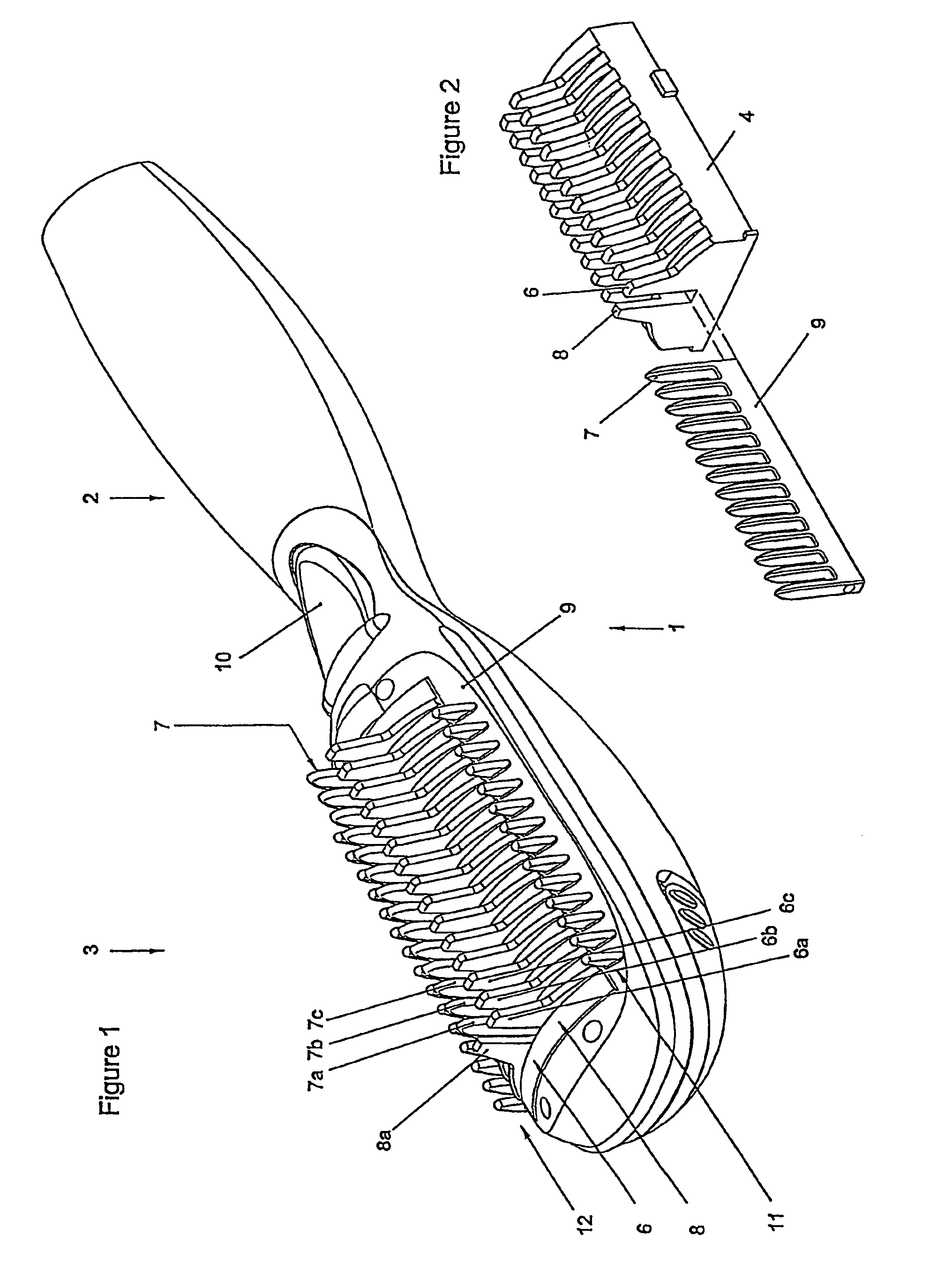 Hair straightening and styling device