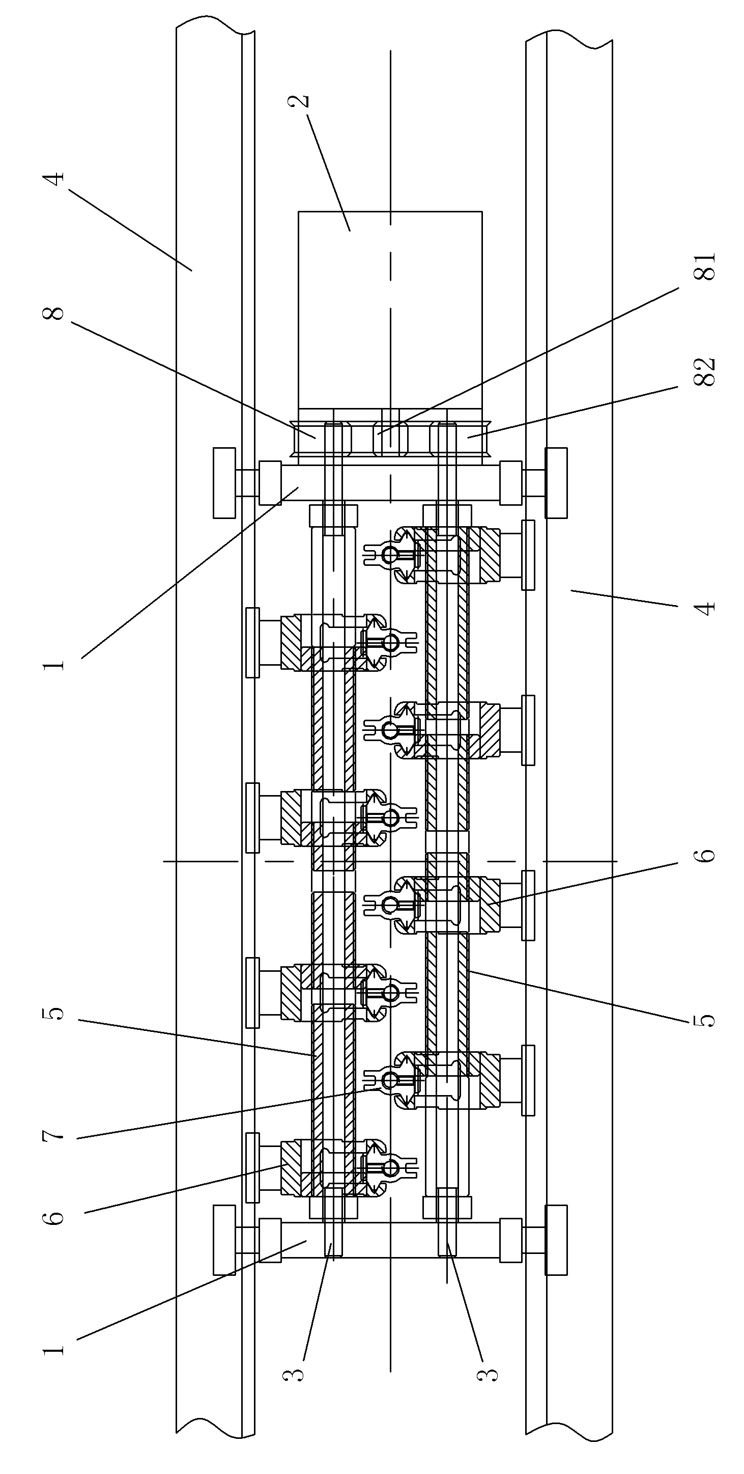 Unfolding and folding mechanism