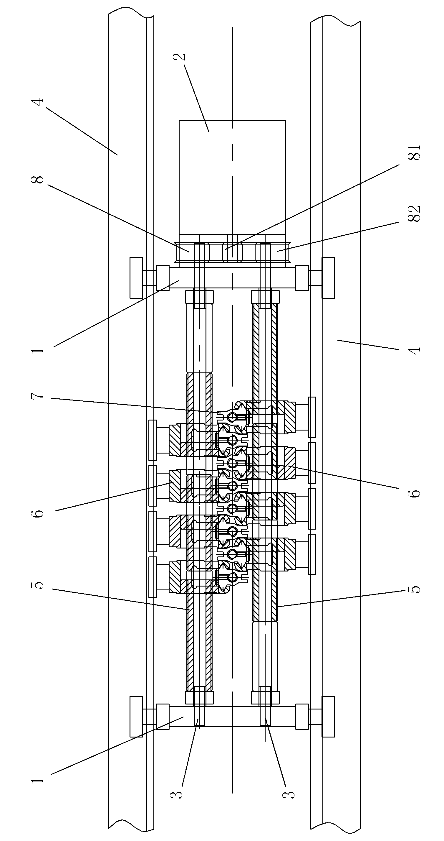 Unfolding and folding mechanism