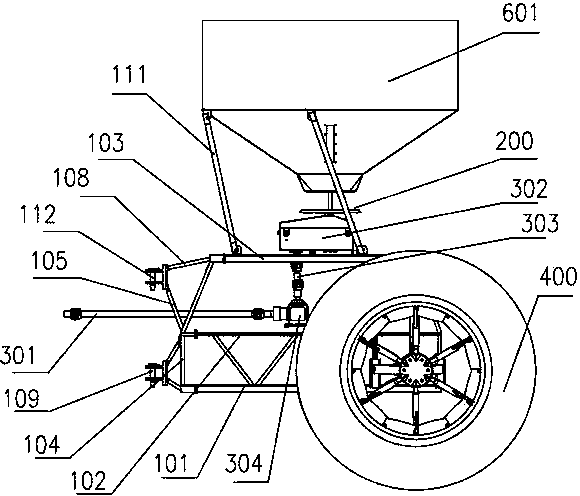 Agricultural spraying machine