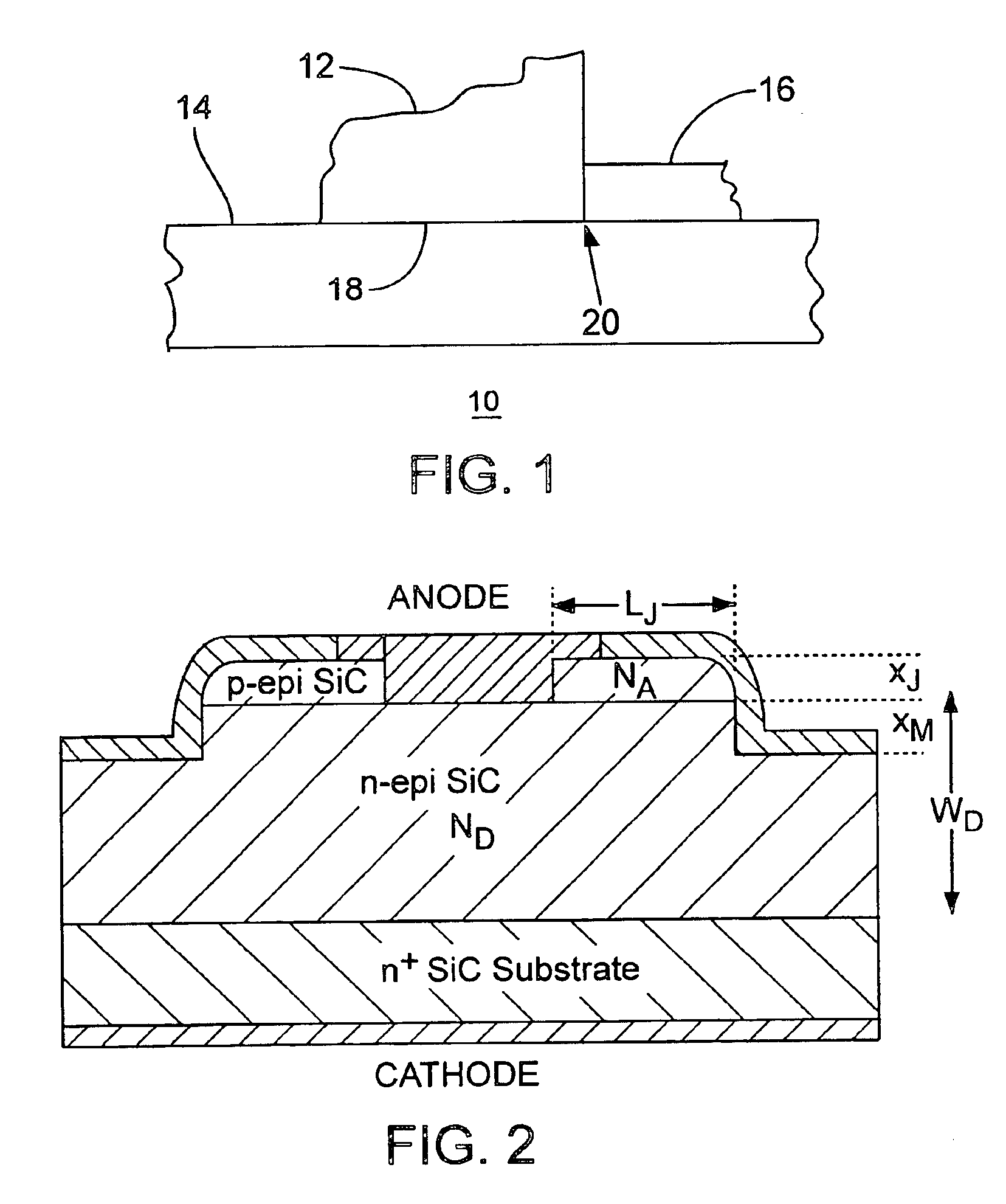 Method of forming a semiconductor device with a junction termination layer