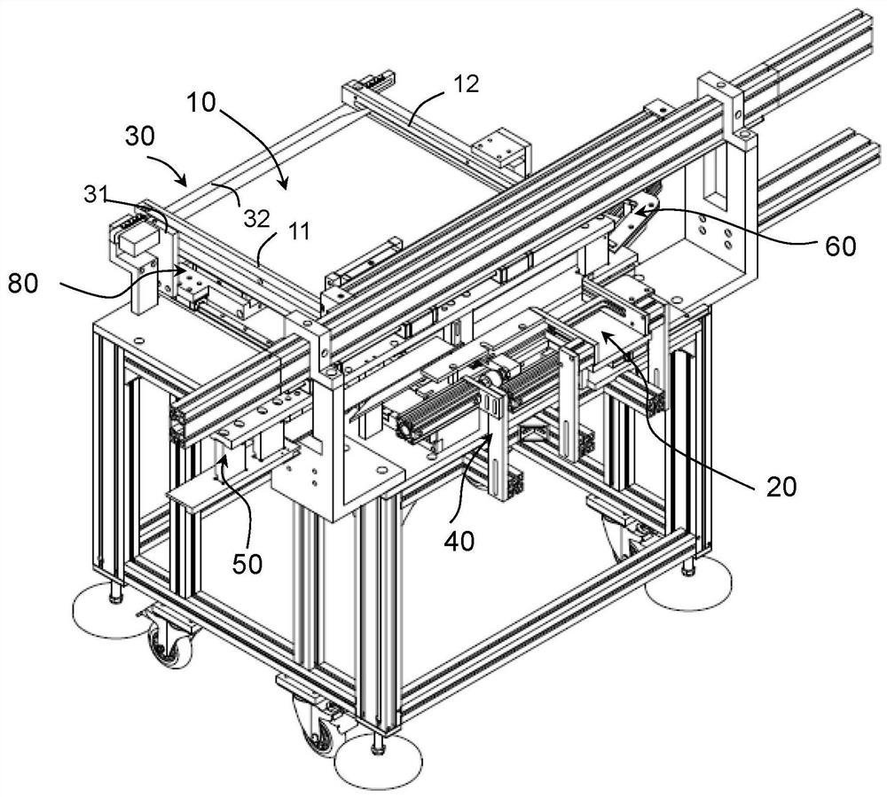 Wool separating and feeding device