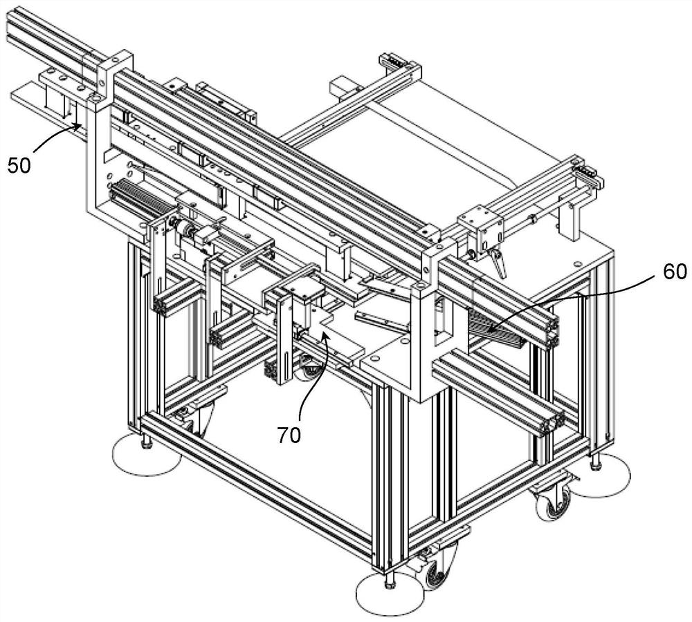 Wool separating and feeding device