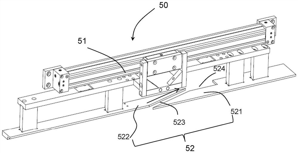 Wool separating and feeding device