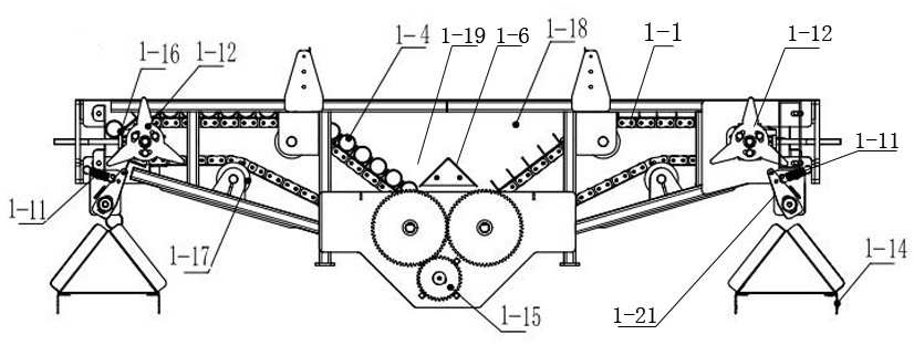 Sugarcane seed stem seeding device and sugarcane planter