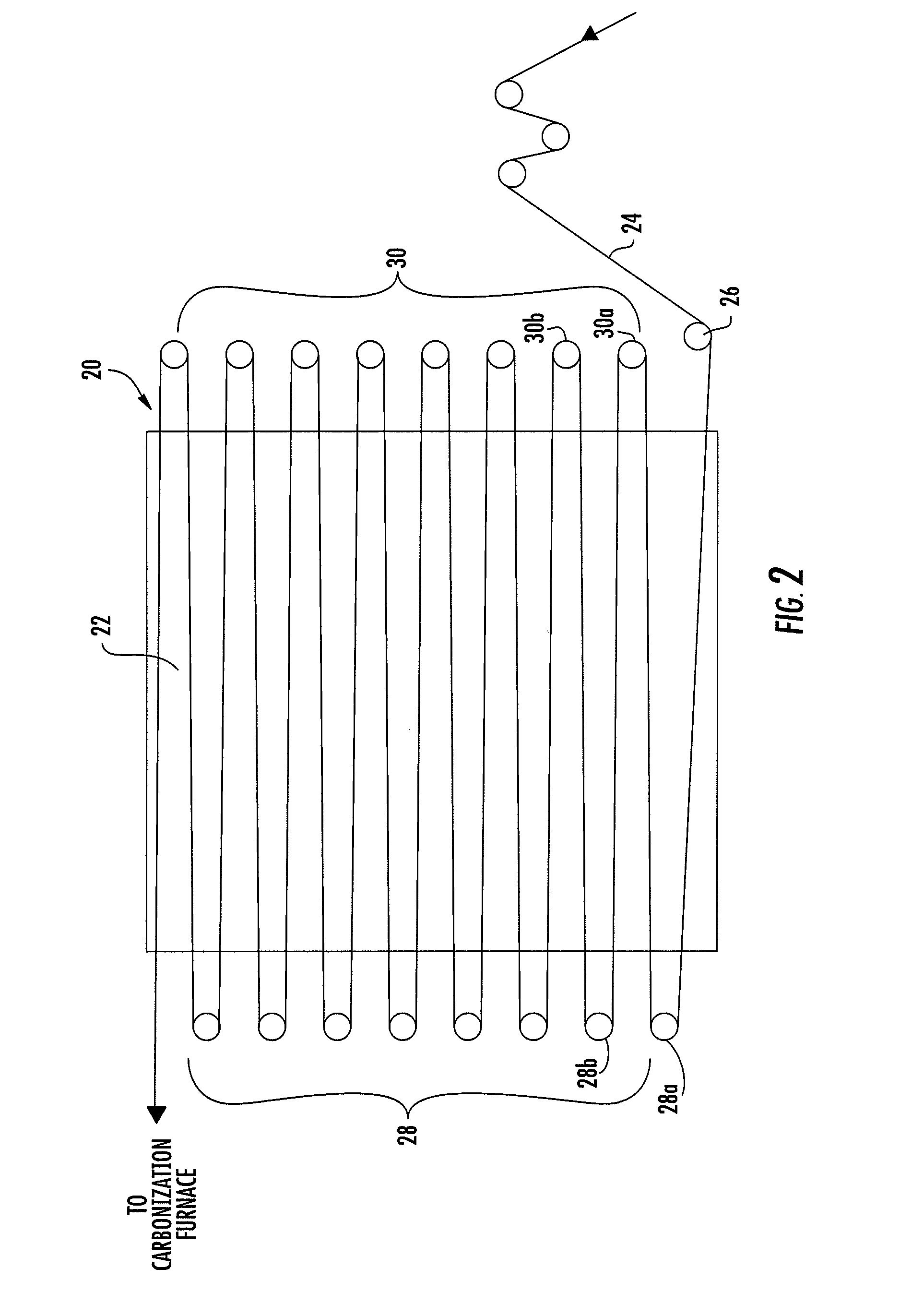 Carbon fibers having improved strength and modulus and an associated method and apparatus for preparing same