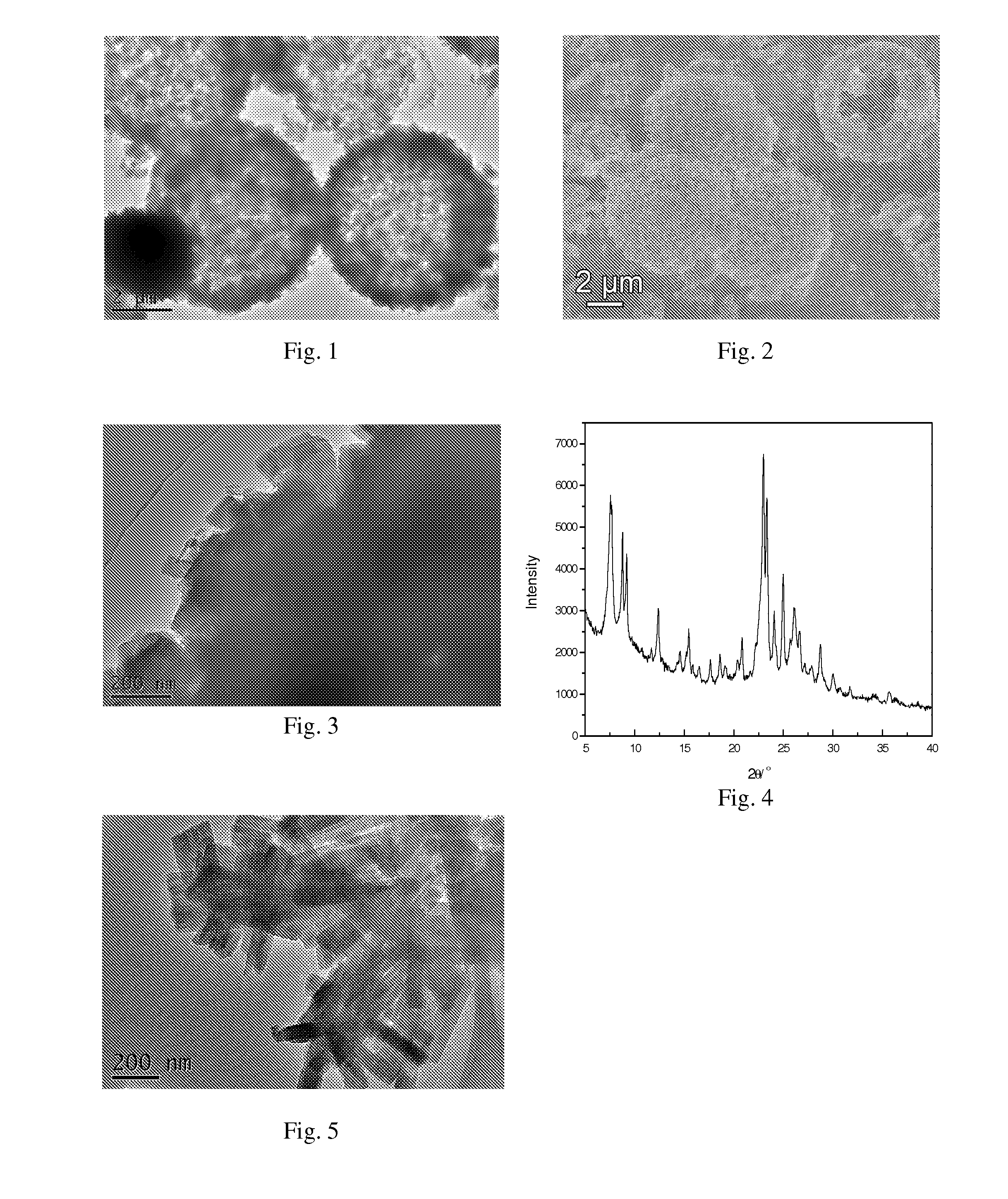 Hollow spherical zeolite im-5 and preparation method therefor