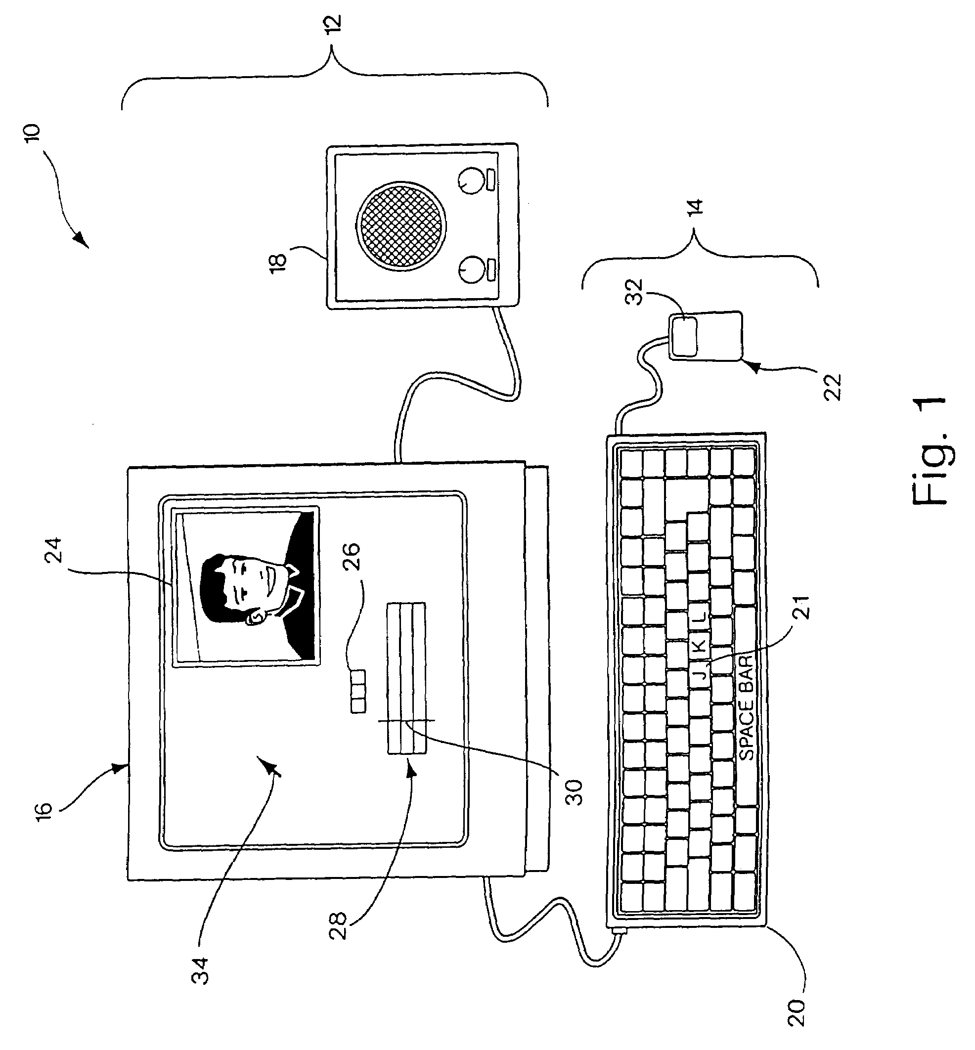 Media composition system with keyboard-based editing controls