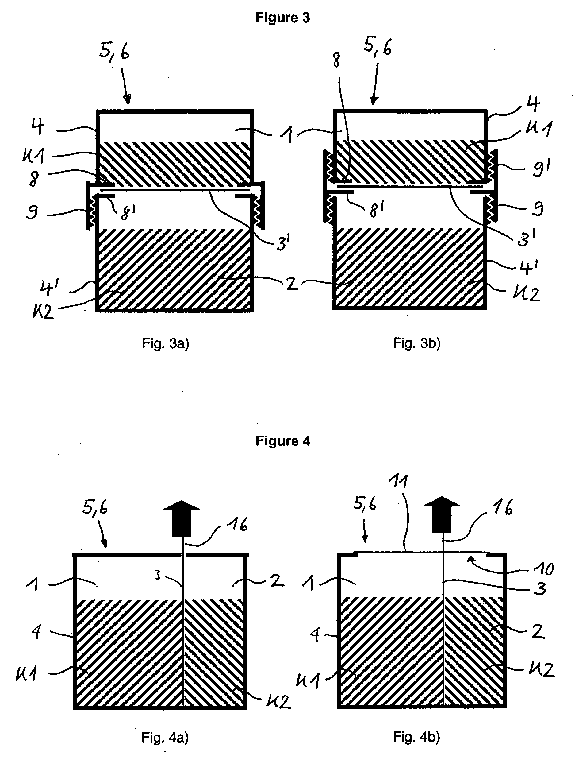 Two-component adhesion promoter composition and use of packaging comprising two compartments