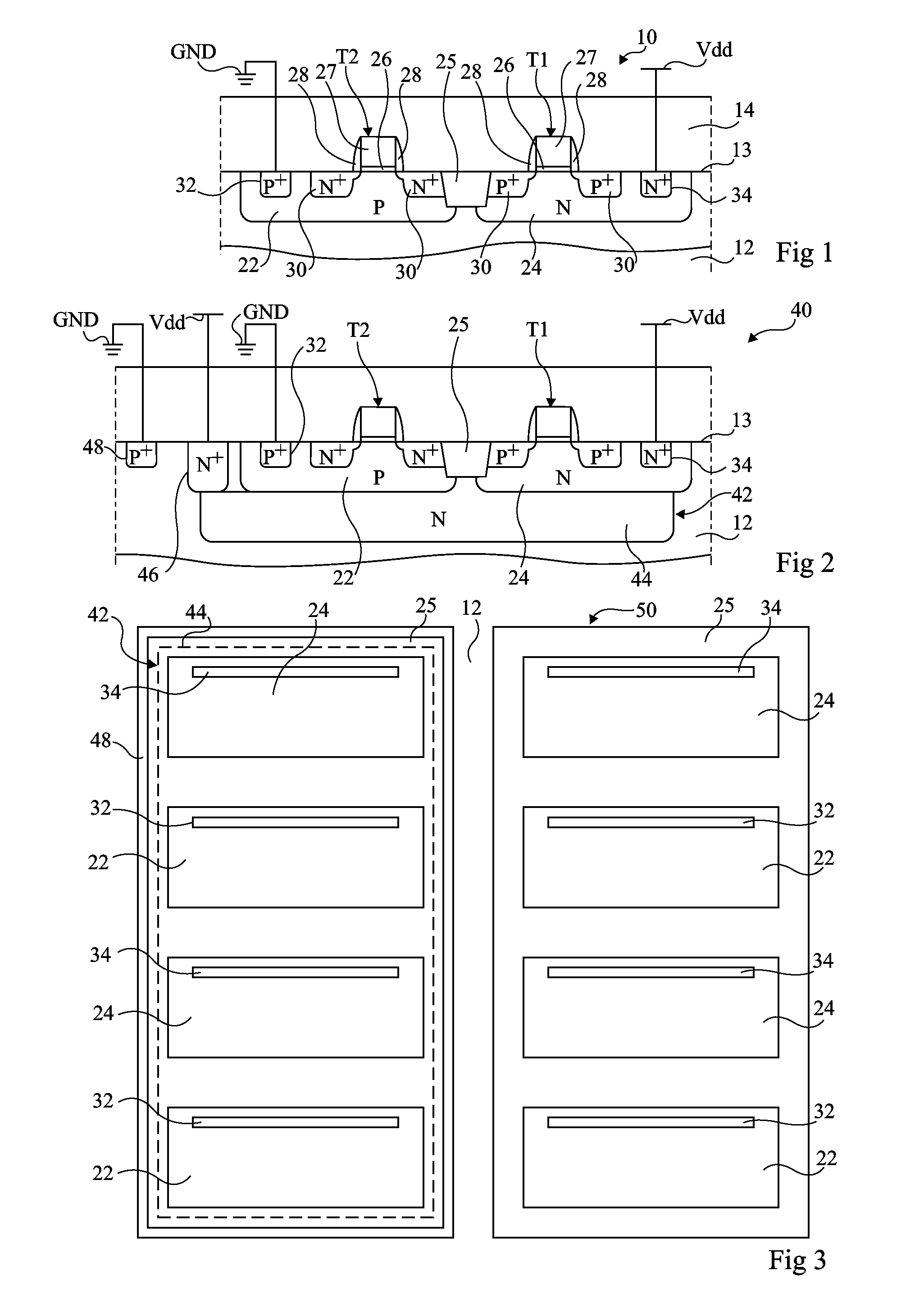 Device for protecting an integrated circuit against a laser attack