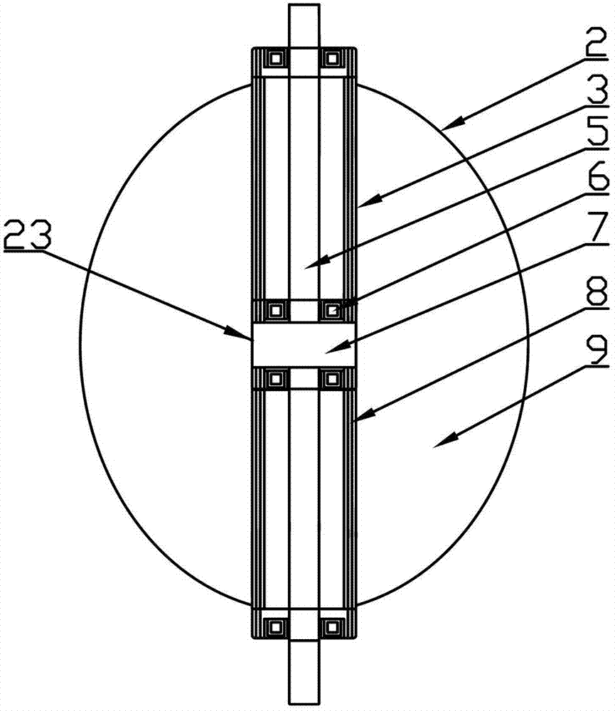 Lift-type ellipsoid vacuum magnetic suspension wind turbine