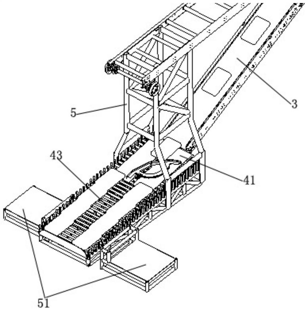 Bagged cement loading system