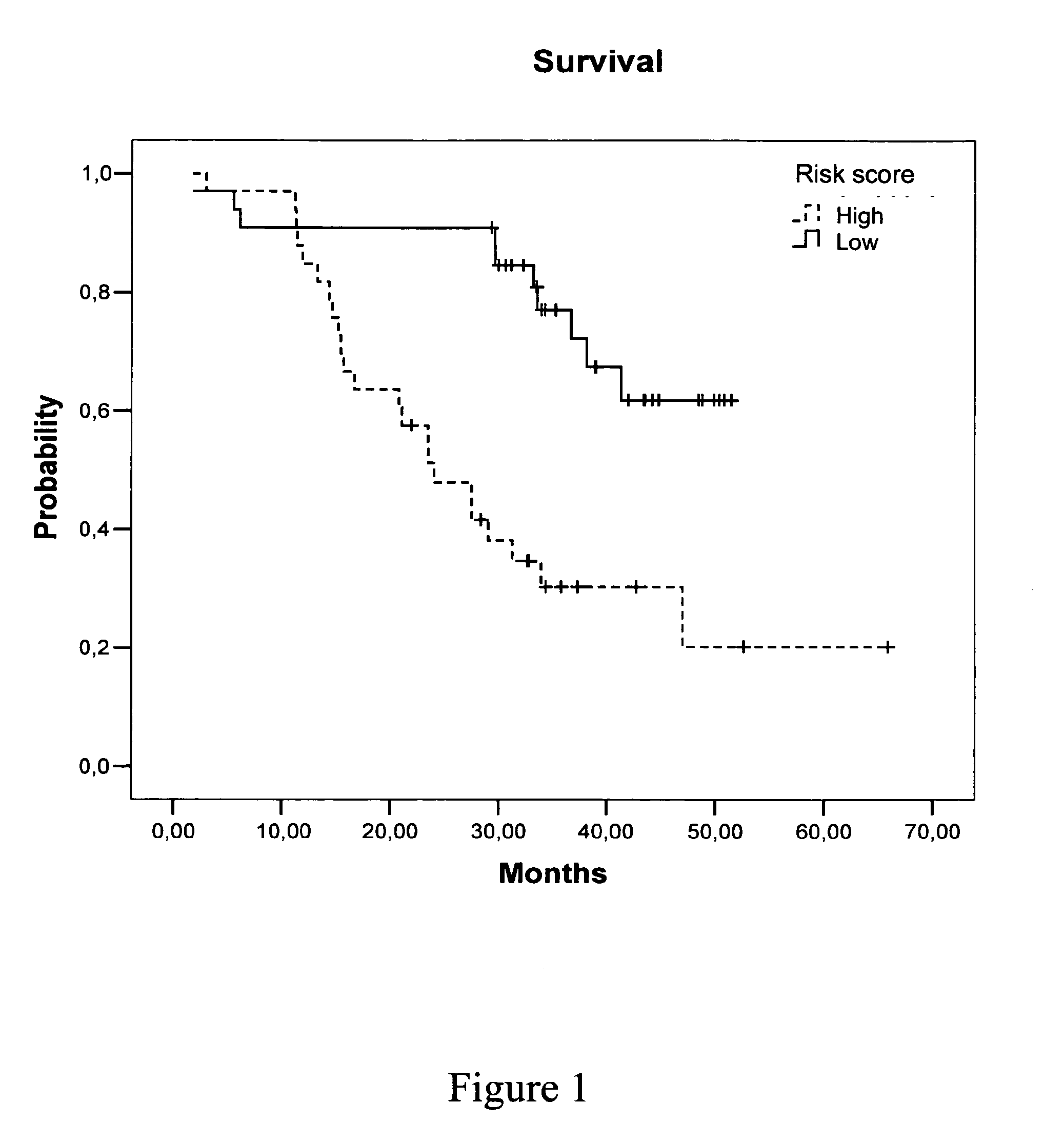 Method of determining a chemotherapeutic regime and survival expectancy for non small cell lung cancer based on egfr/csf-1/ca ix expression