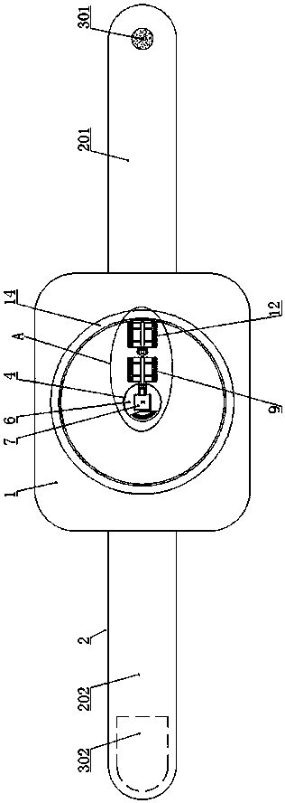 Digestive medicine bloating auxiliary treatment device