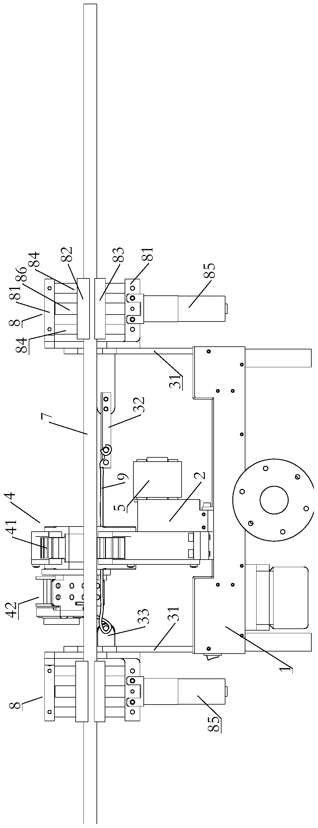 Power transmission wire winding repairing tool