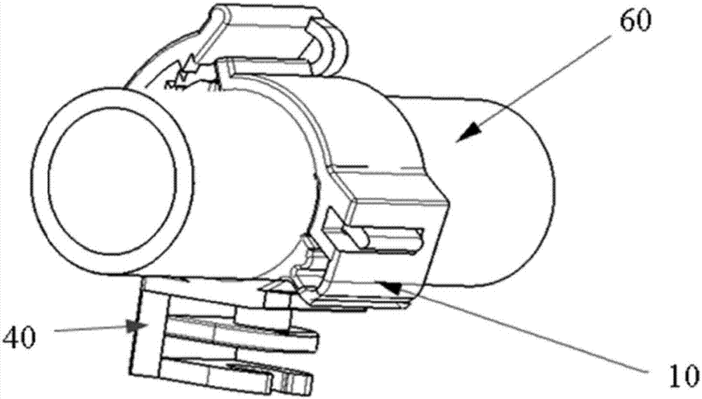 Wiring harness fixing and limiting pipe clamp