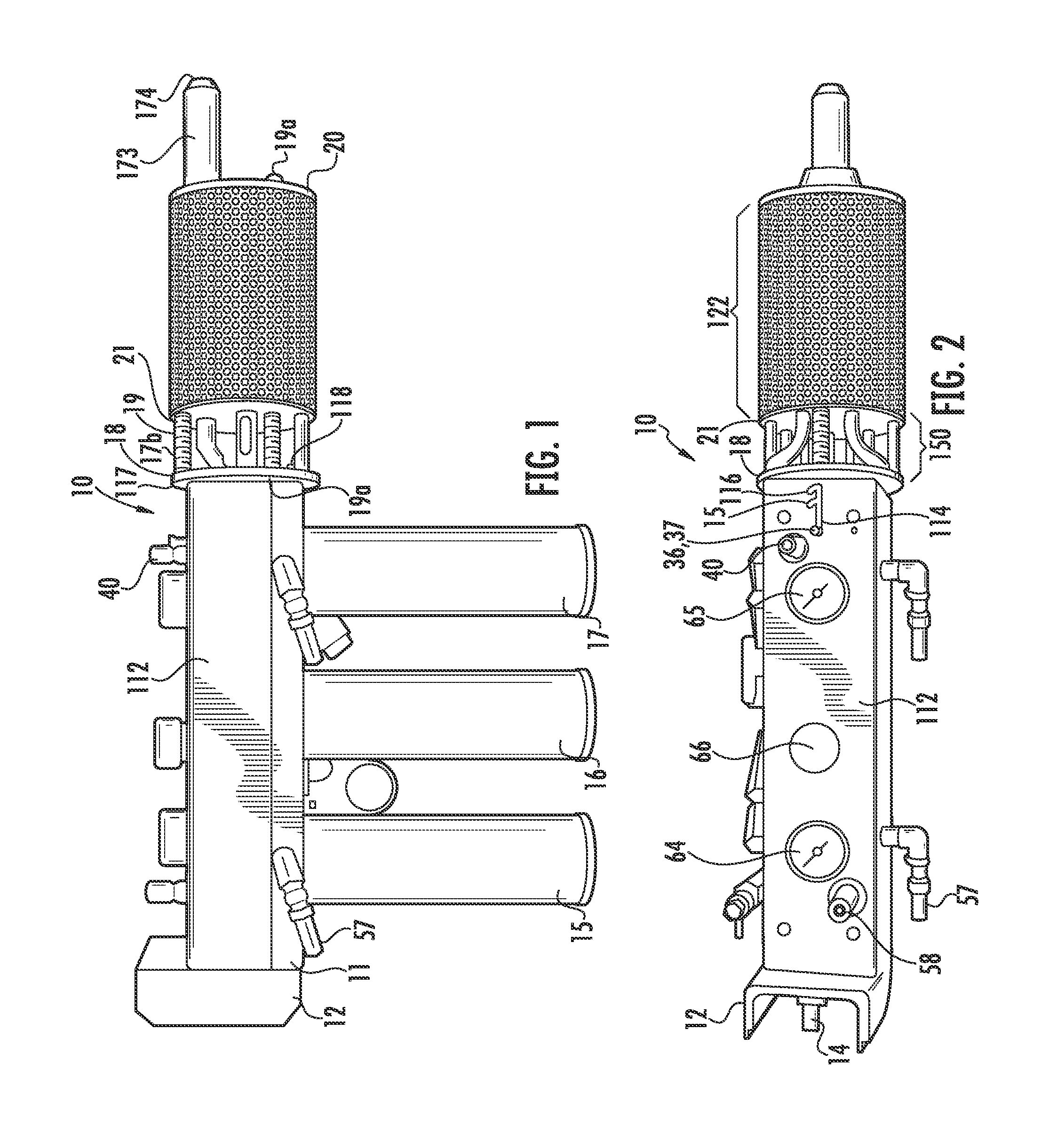Device for generating large volumes of smoke