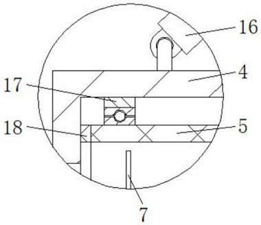 Efficient crushing device for nut processing and use method