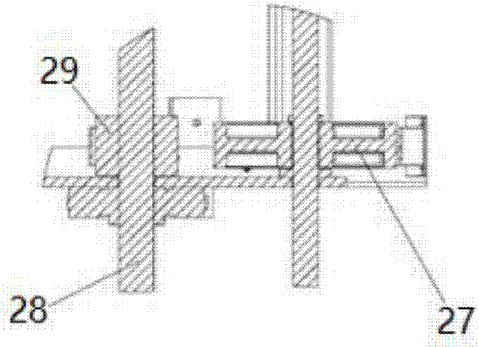 Belt type loading device applied to numerical-control circular sawing machine