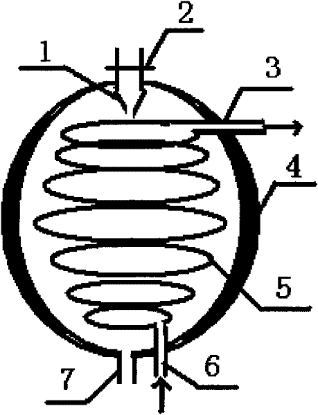 Heat exchanger for fluidizing type water heater