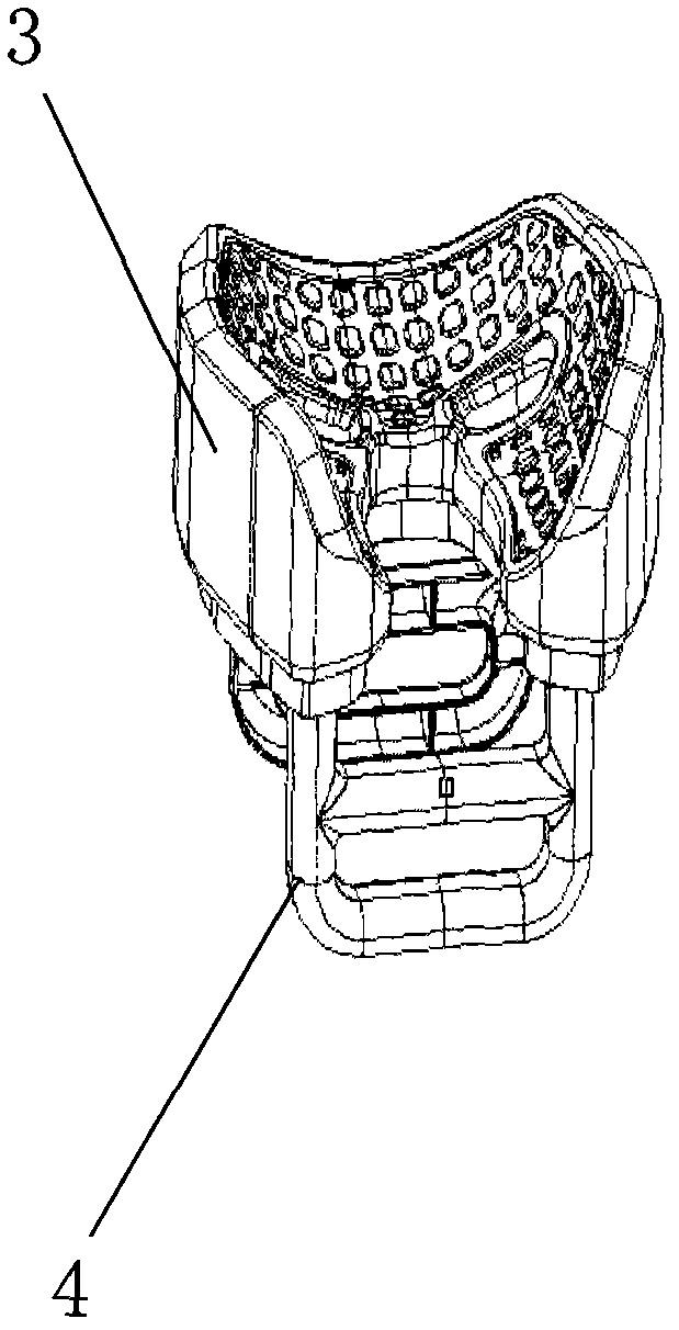 Face down type sleep mattress