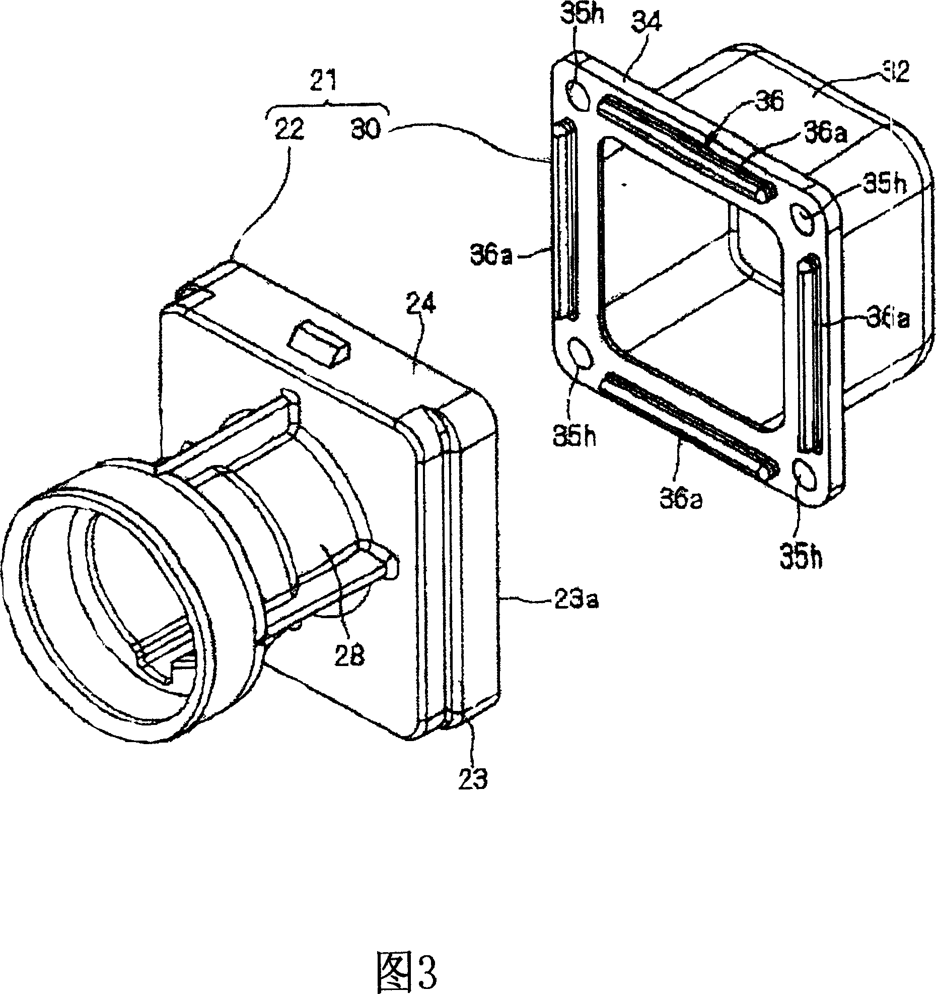 Waterproof case for in-vehicle camera