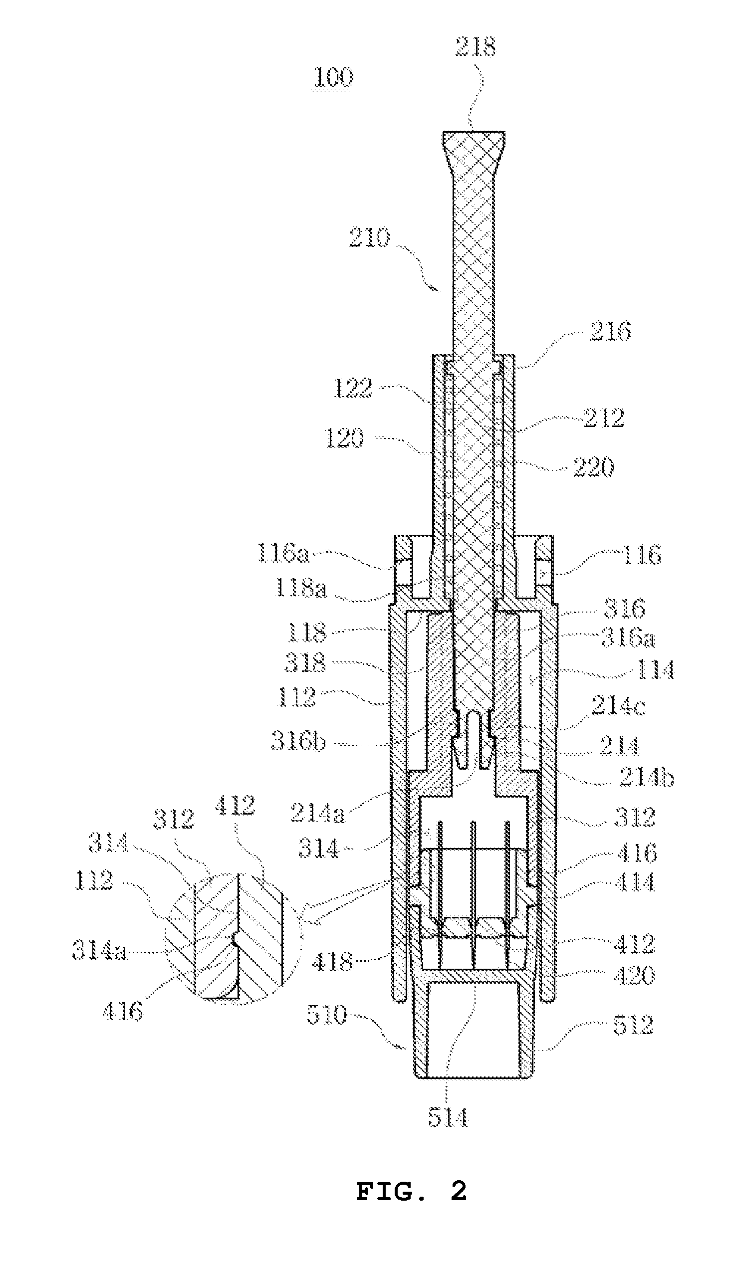 Dermatological drug injecting device