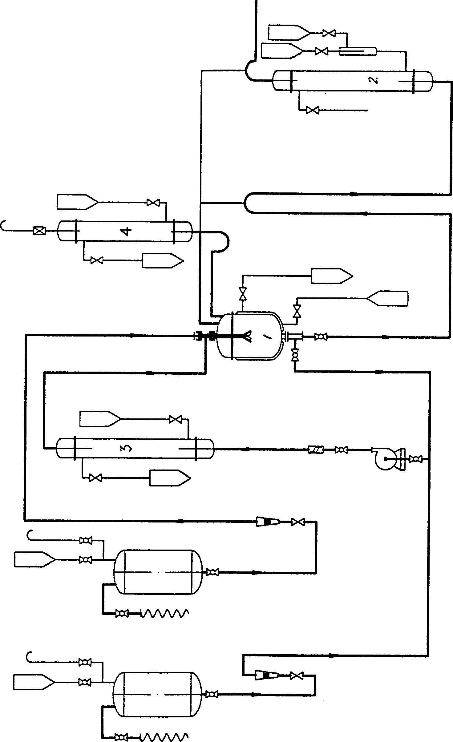 Dedevap continuous production method