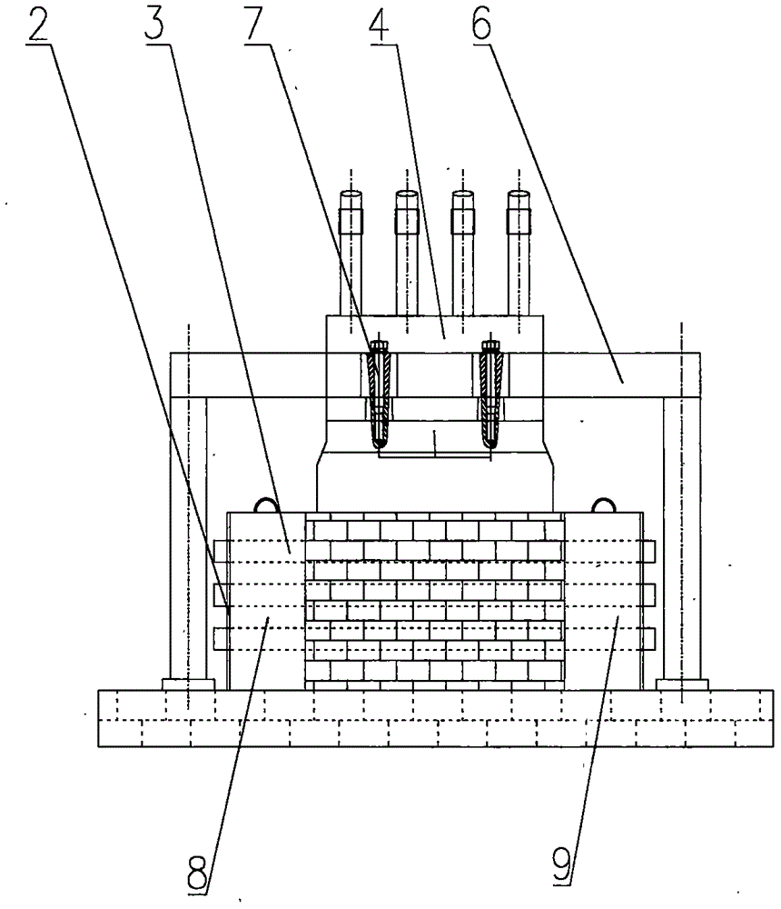 Electric furnace applicable to thermal state experiment of blast-furnace cooling staves with different sizes