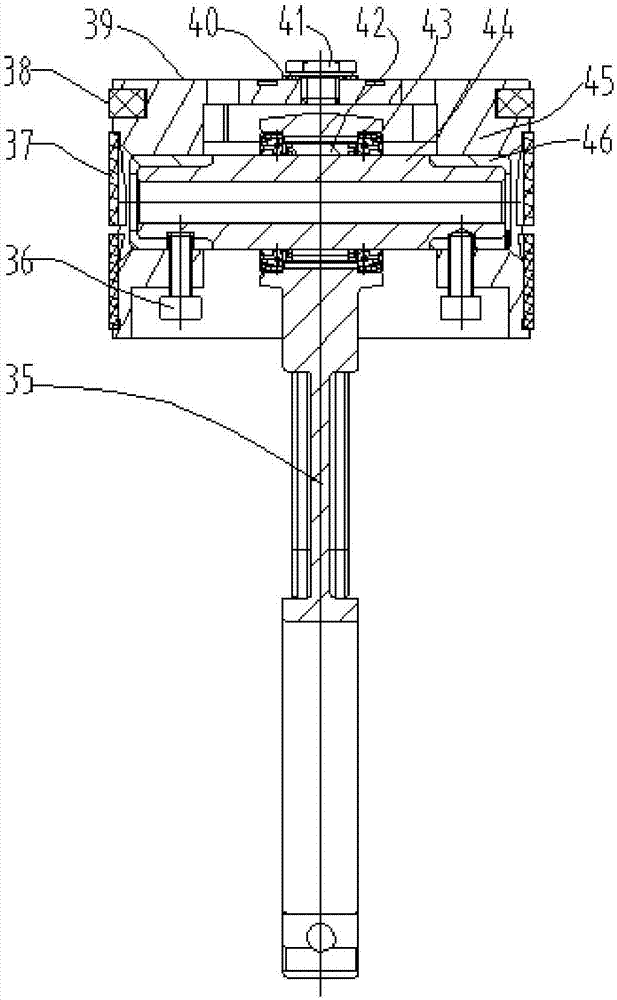 Horizontal-type piston-type two-stage air compressor used for vehicle