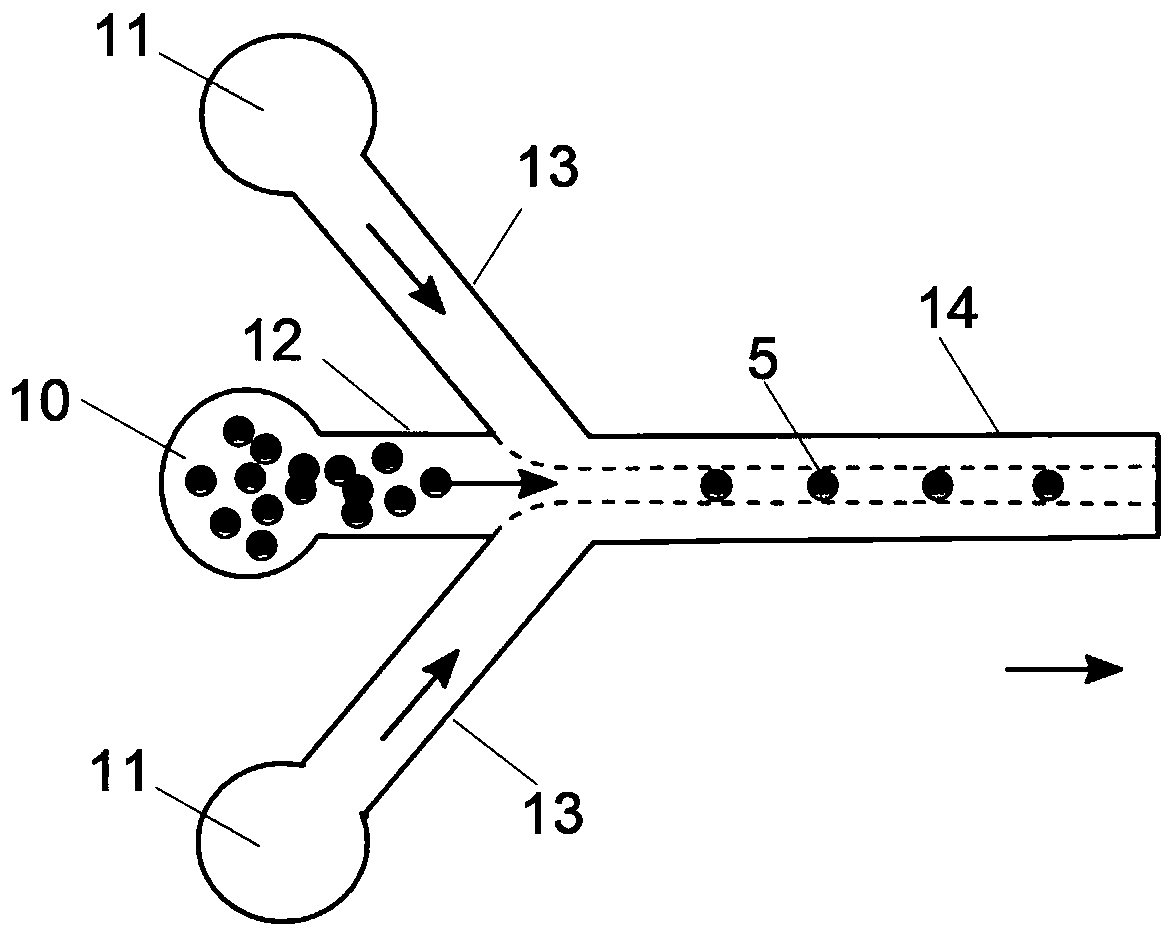 Single flowing particle detection method and system based on laser self-mixing feedback interference