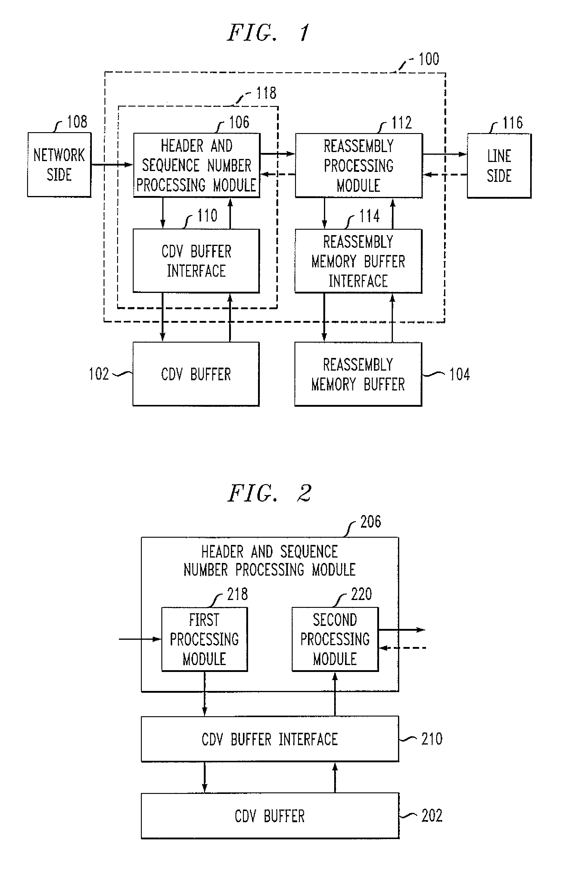 Apparatus and method for processing cells in an ATM adaptation layer device in a communications system that exhibits cell delay variation