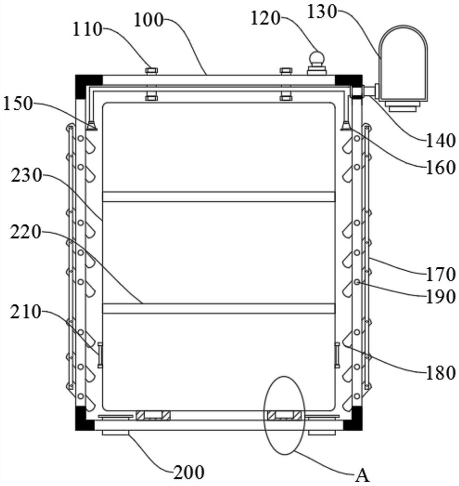 A fire-proof low-voltage switchgear