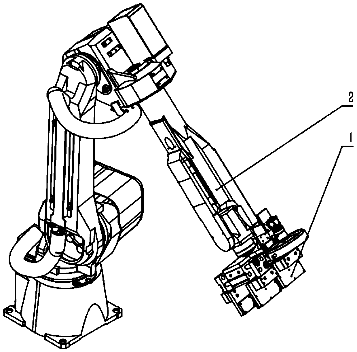 Manipulator fixture and robot