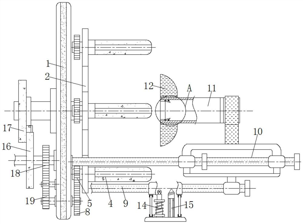 Automatic agricultural product peeling and slitting device based on network science and technology