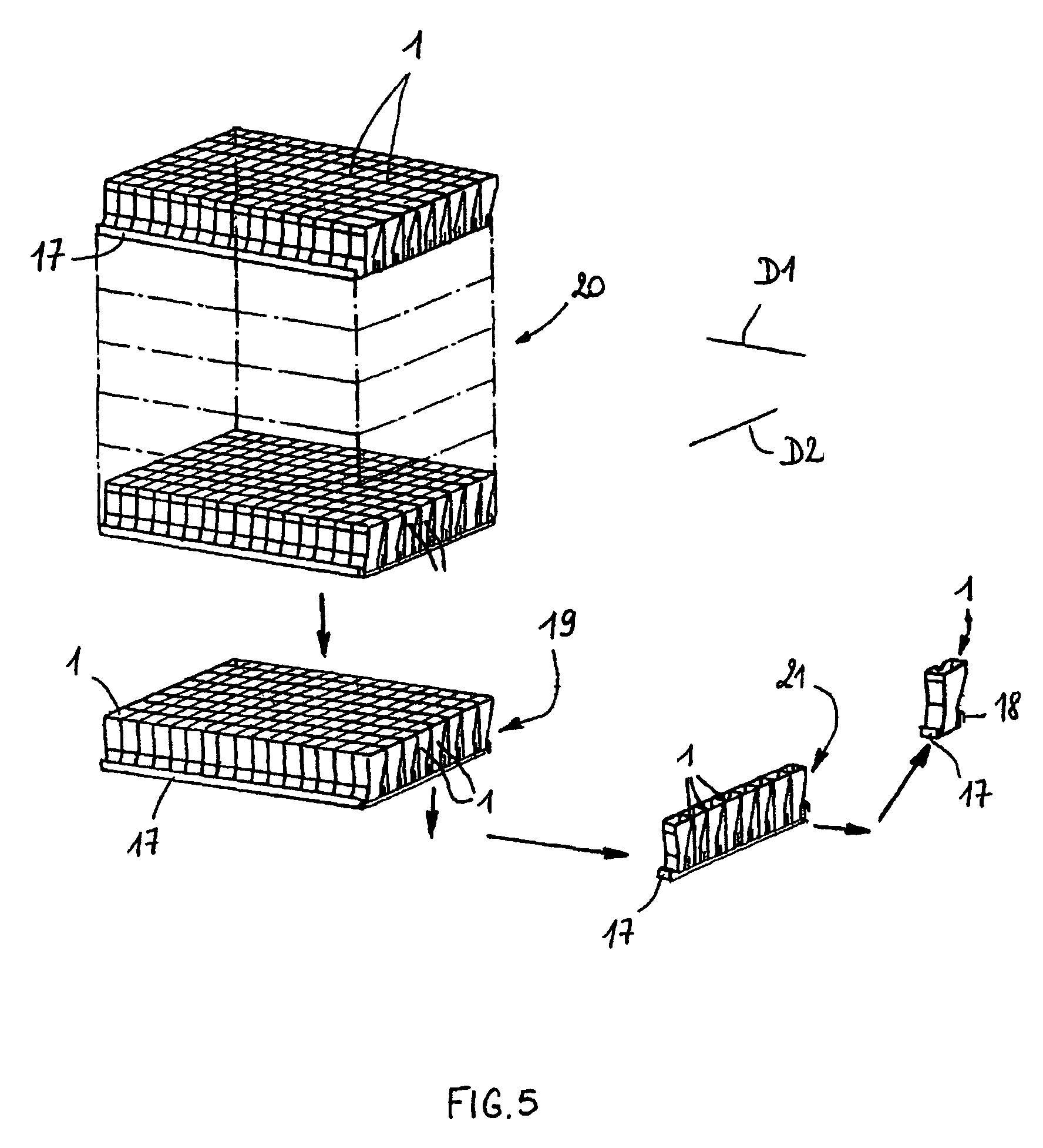 Unit cuvette for analyzing a biological fluid, automatic device for in vitro analysis