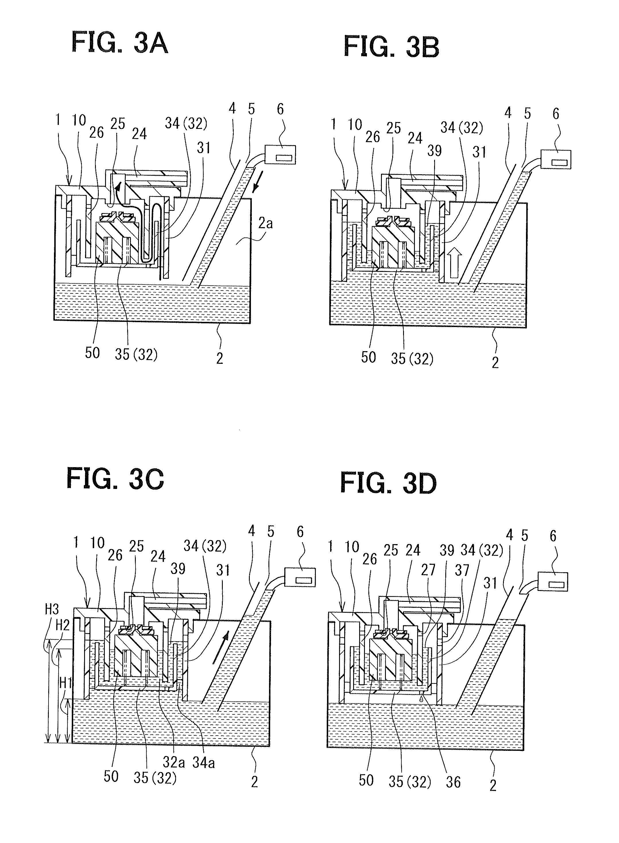 Fill-up control valve device