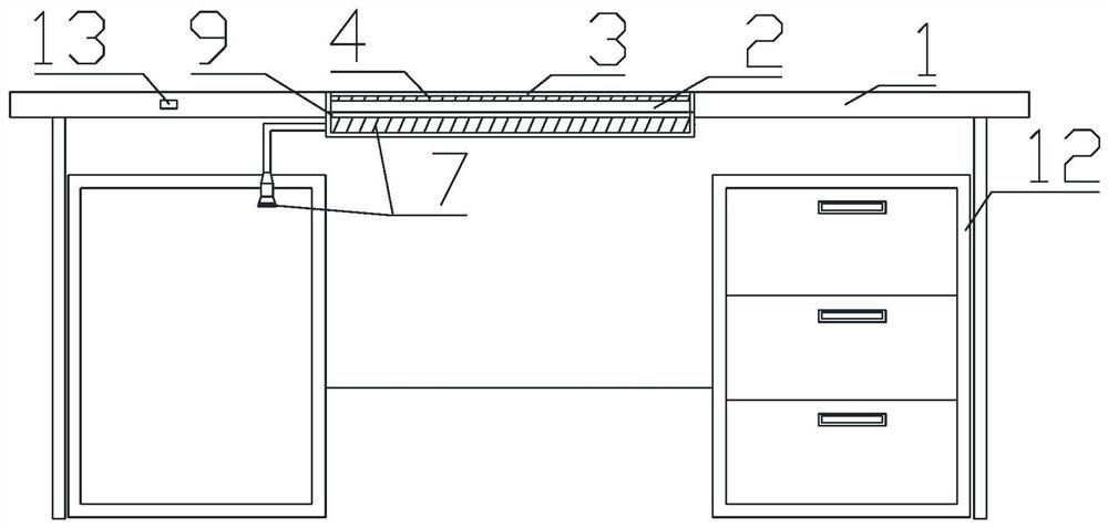 Desktop air curtain power device