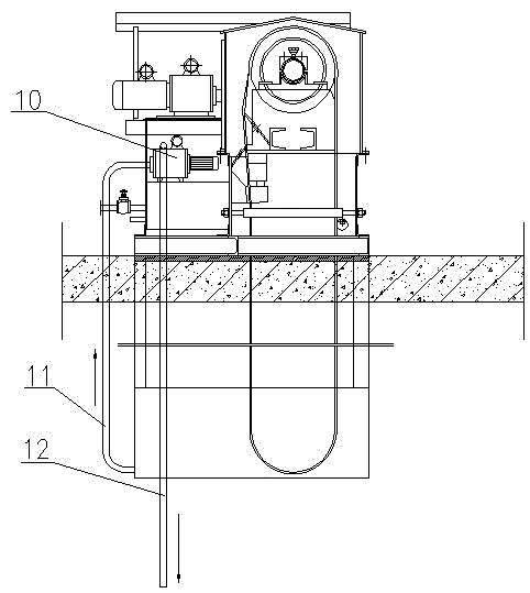 Diversion type oil-water separator