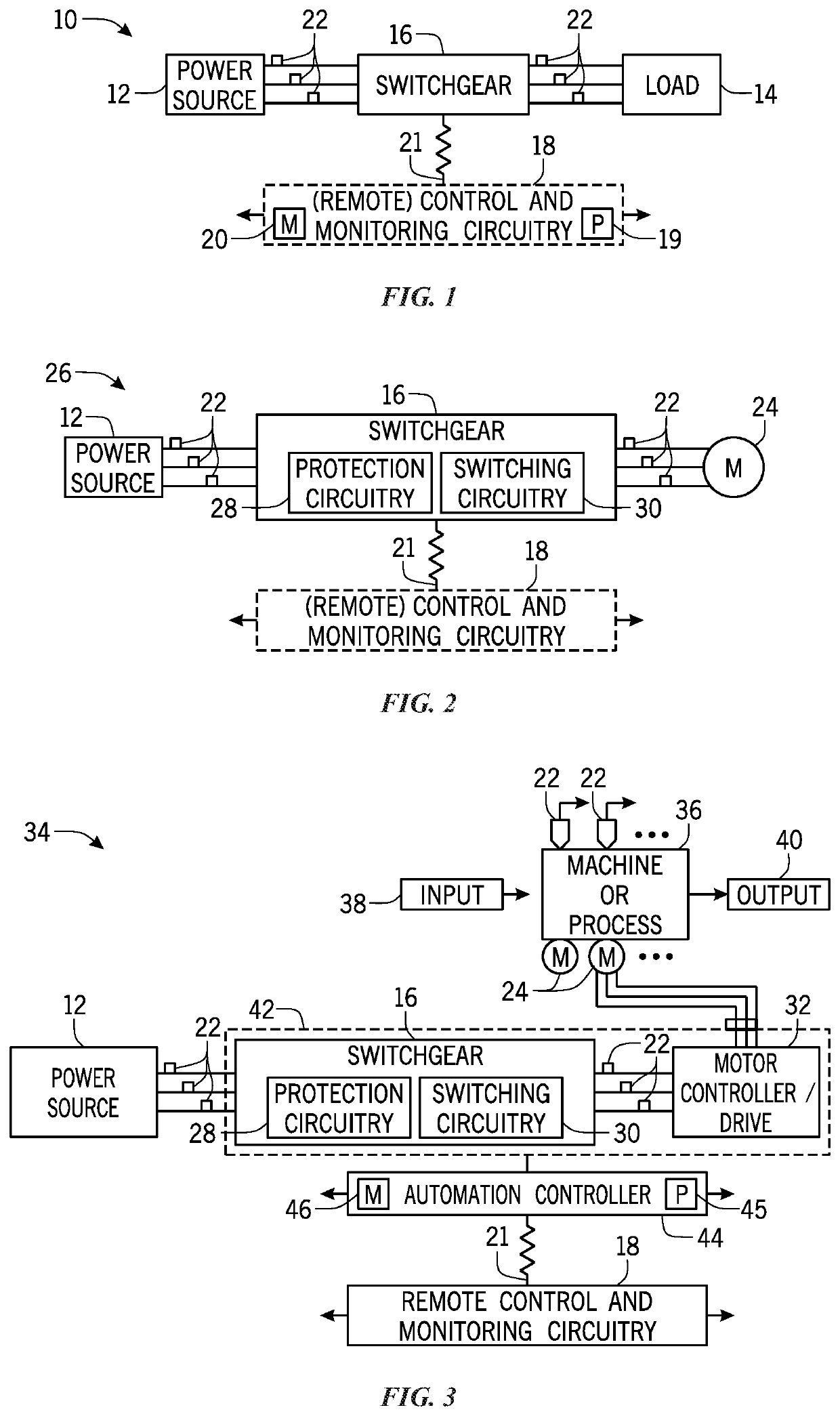 Sensing properties of switching devices using back emf measurements